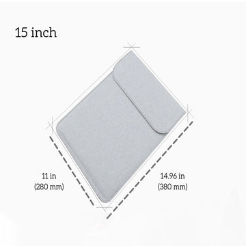 Custom leather laptop sleeve dimension for 15 inch laptop