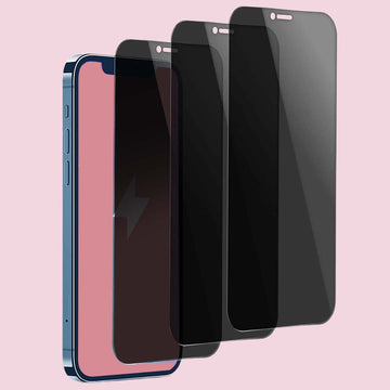 iPhone Screen Protector (Clear Screen/Privacy Screen, Pack of 3) - Multitasky