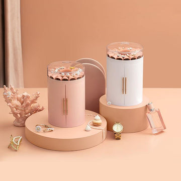 Multi-Layered Jewelry Organizer in white and pink