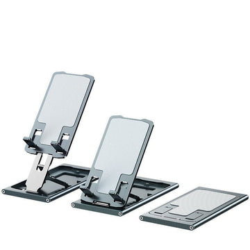 Black Foldable Phone Holder with Mirror - Multitasky