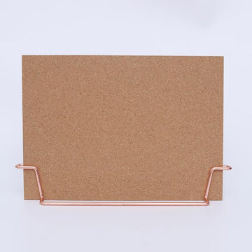 Standing Cork Bulletin Board - Rose Gold/Gold - Multitasky