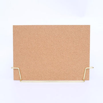 Standing Cork Bulletin Board - Rose Gold/Gold - Multitasky
