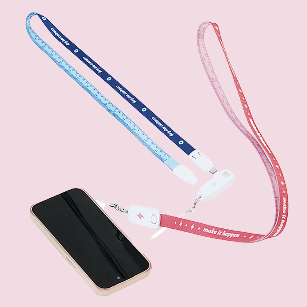 3 - in - 1 Charging Cord Phone Lanyard / Measuring Tape - Multitasky