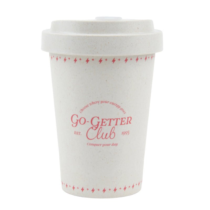 Go - Getter Club 16 oz. Eco - Friendly Coffee Cup - Recycled Coffee Grounds - Multitasky