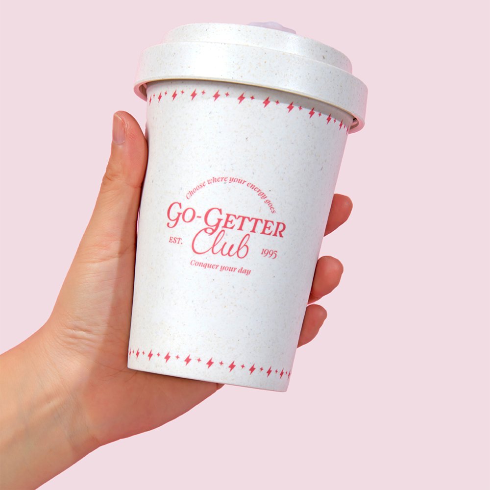 Go-Getter Club 16 oz. Eco-Friendly Coffee Cup