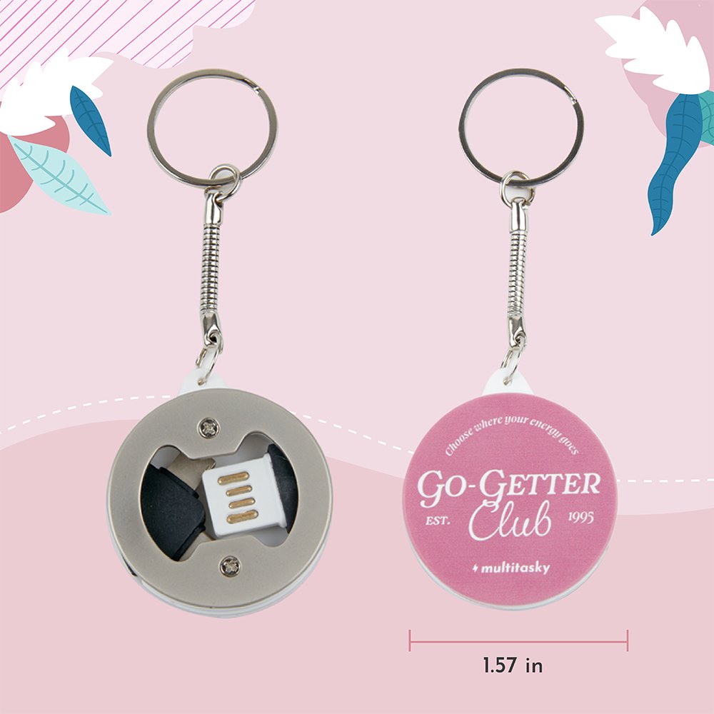 Go - Getter Club 3 - in - 1 Multifunctional USB Charging Cable / Bottle Opener - Multitasky