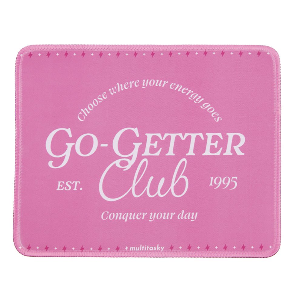 Go - Getter Club Printed Rectangle Mousepad - Multitasky