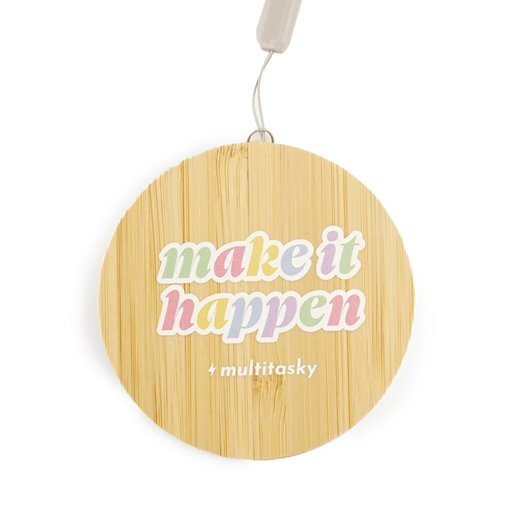 Make It Happen 6 - in - 1 Multi - USB Bamboo Charging Adapter Cable Kit - Multitasky