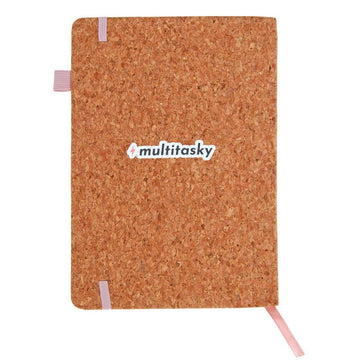 Make It Happen A5 Cork Cover Notebook Journal - Multitasky