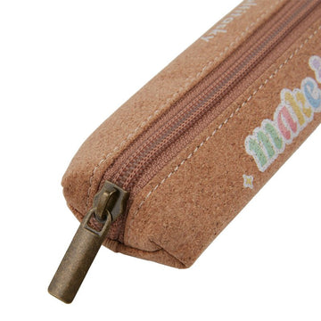 Make It Happen Eco - friendly Cork Pencil Case - Multitasky