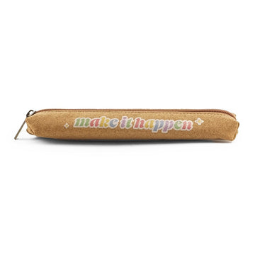 Make It Happen Eco - friendly Cork Pencil Case - Multitasky