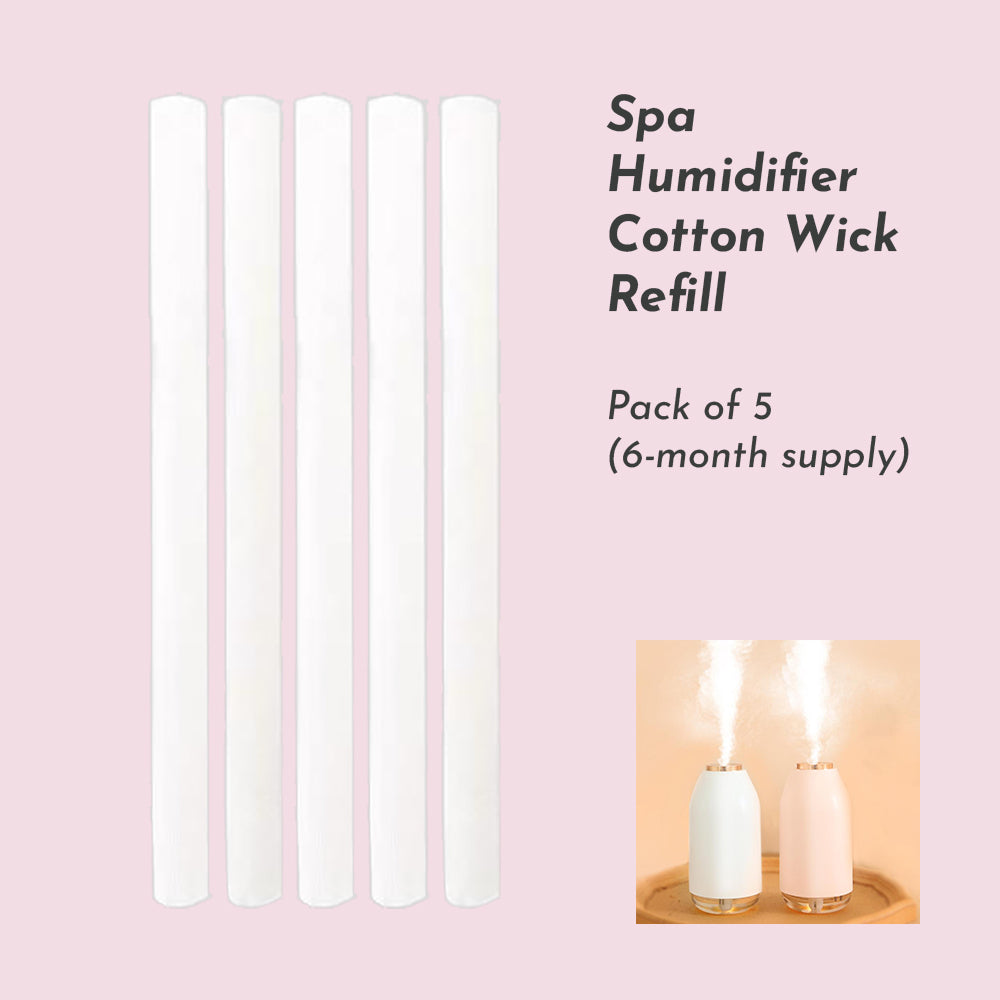 Humidifier cotton wick refill for minimalist humidifier