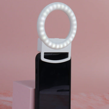 Clip-On Mini Phone Selfie Ring Light - Multitasky