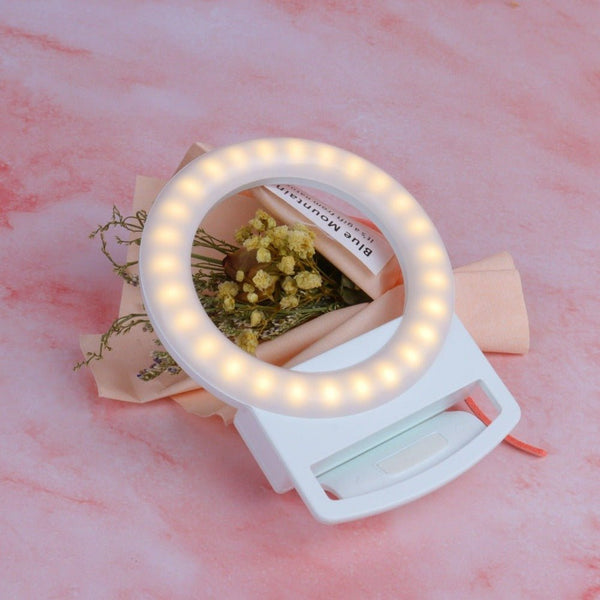 Clip-On Mini Phone Selfie Ring Light | Multitasky