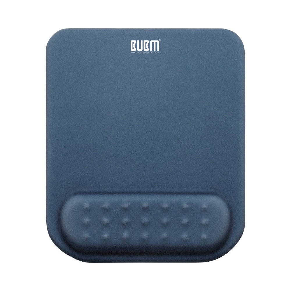 Navy Blue Mouse Pad with Wrist Support - Multitasky
