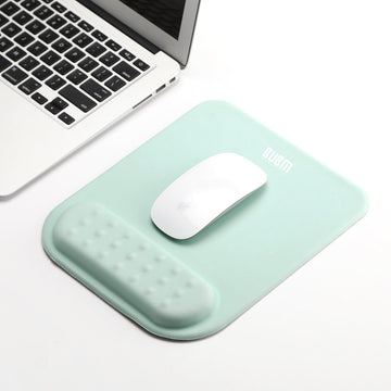 Mint Green Mouse Pad with Wrist Support - Multitasky