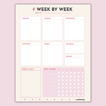 Planner Refill Pages, Weekly Planner Inserts