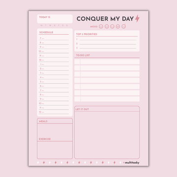 Hourly/daily Planner Inserts for Personal Size Planners