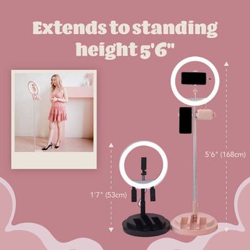 HIFFIN® Heavy-Duty Light Stand (9 feet) for Ring Light, Reflectors, Ph |  HIFFIN