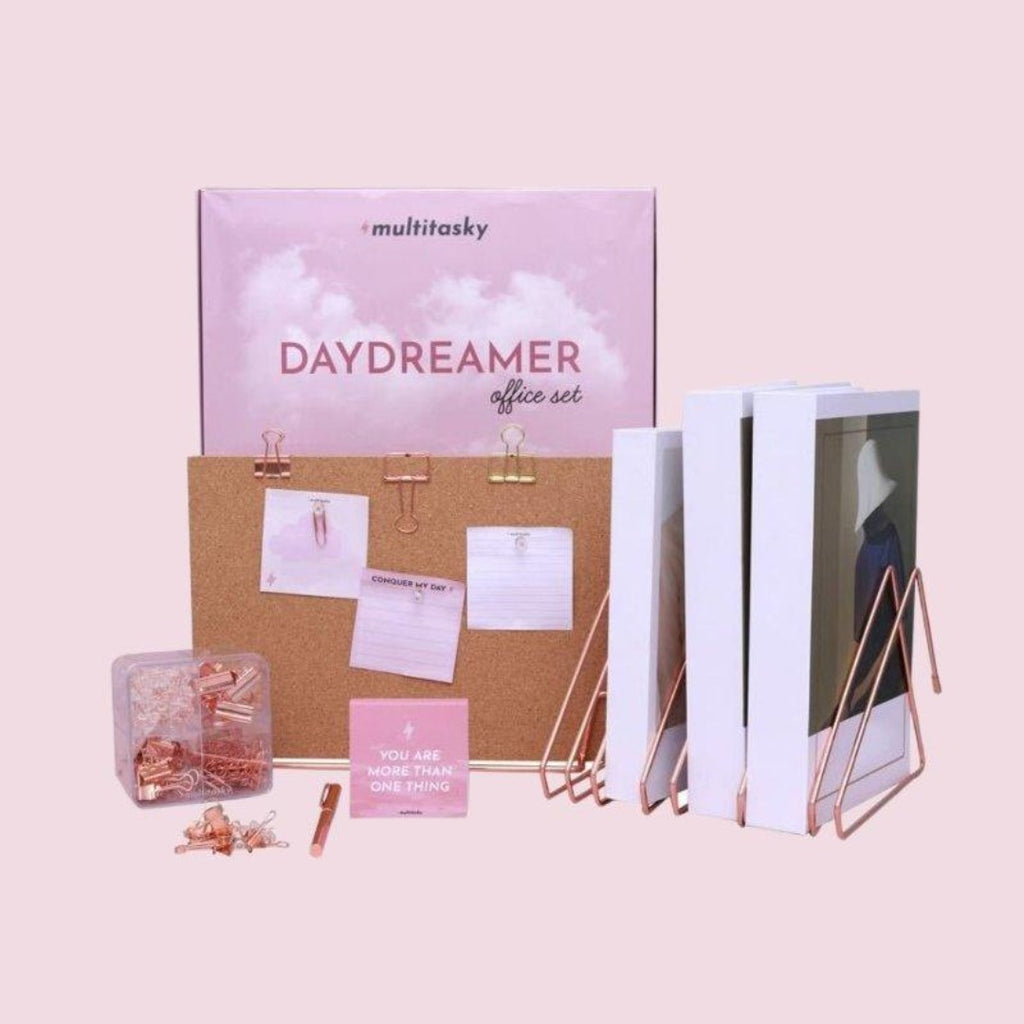 Daydreamer Rose Gold Office Accessories Gift Set - Multitasky
