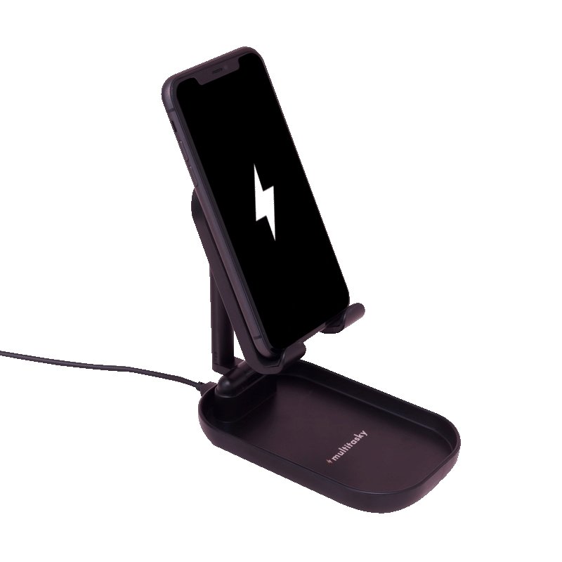 Deluxe Foldable Cell Phone Charger Stand & iPad Holder - Multitasky