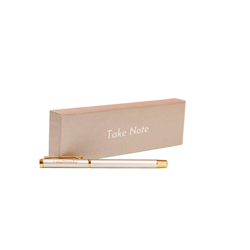 Deluxe Metal Ink Pen (with 5-pack ink refill) | Multitasky