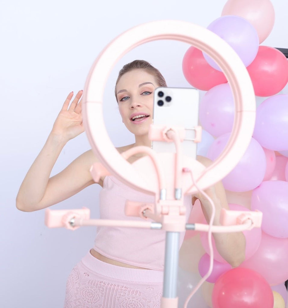 Deluxe Rechargeable Ring Light - Multitasky