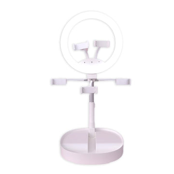 Deluxe Rechargeable Ring Light (with Built-in Battery), Multitasky