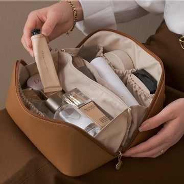 Makeup Kit Travel Bag Cosmetic Storage Organizer Box with Adjustable C –