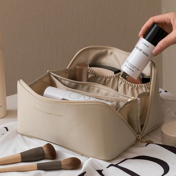 Travel Cosmetics Organizer in Cream White - Multitasky