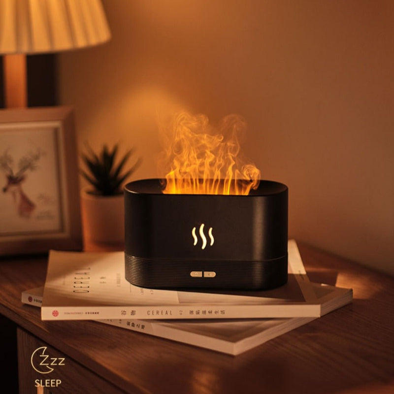 Fireplace Humidifier Lamp with Flame Effect | Multitasky | Multitasky