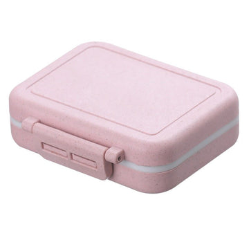 Travel Pill Box Organizer in Pink - Multitasky