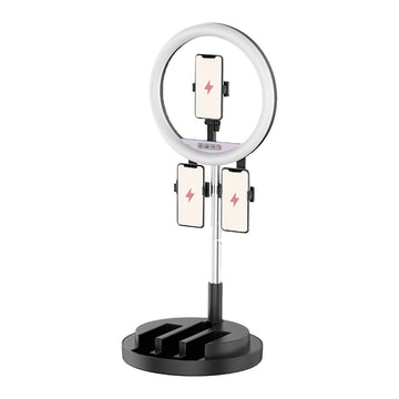 Multitasking Foldable Ring Light (3 Phone Holders) - Multitasky