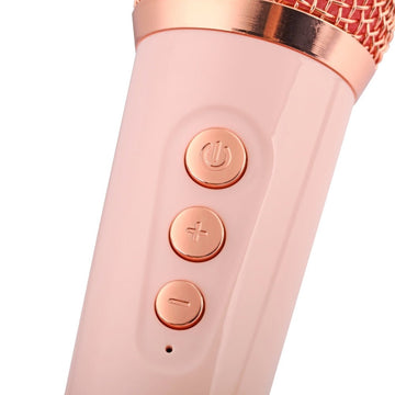 On-the-Go Mini Karaoke Kit - Blush Pink, SnackMagic