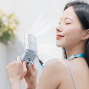 Portable Personal Fan With Power Bank, Phone Stand, And Display Screen ...
