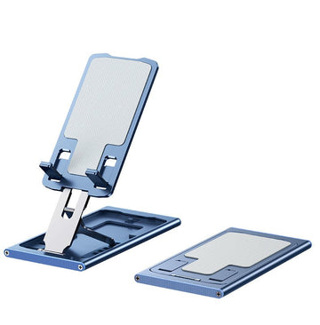 Navy Blue Foldable Phone Holder with Mirror - Multitasky