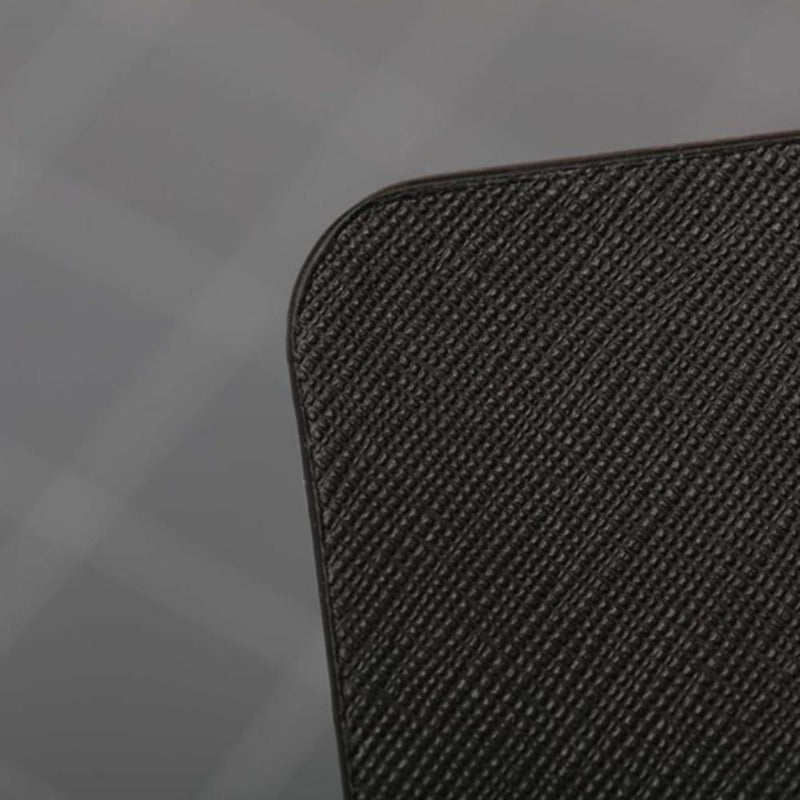 Black work pad case detail shot