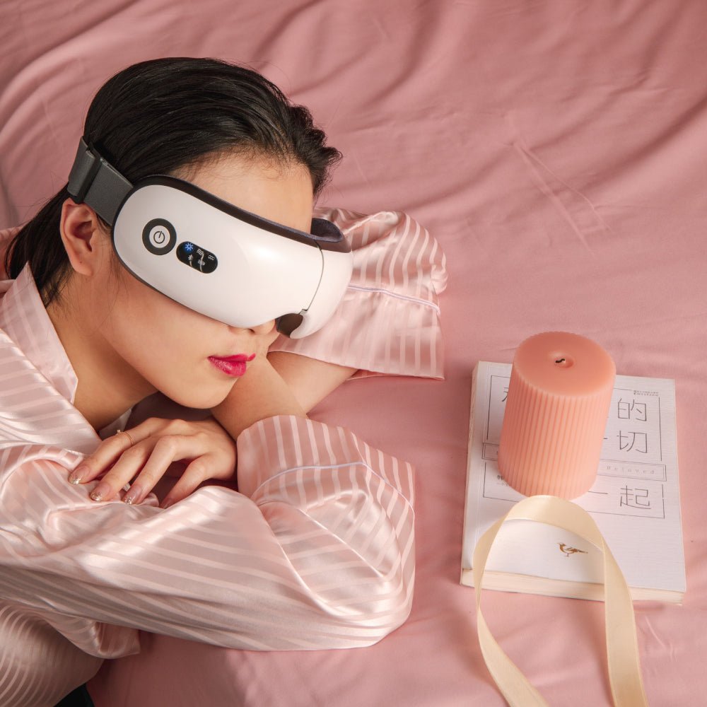 Therapeutic Heated Eye Massager | For Headache Relief | Multitasky ...