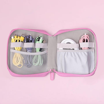 Travel Cord Organizer with Charging Cables - Multitasky