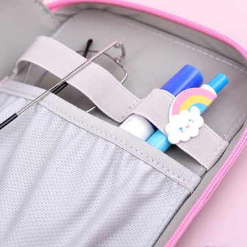 Travel Cord Organizer Pouch close up inside - Multitasky