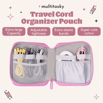 Organizer 7.5 Medium Pouch for Cables, Chargers and Small Accessories –  UPPERCASE Designs
