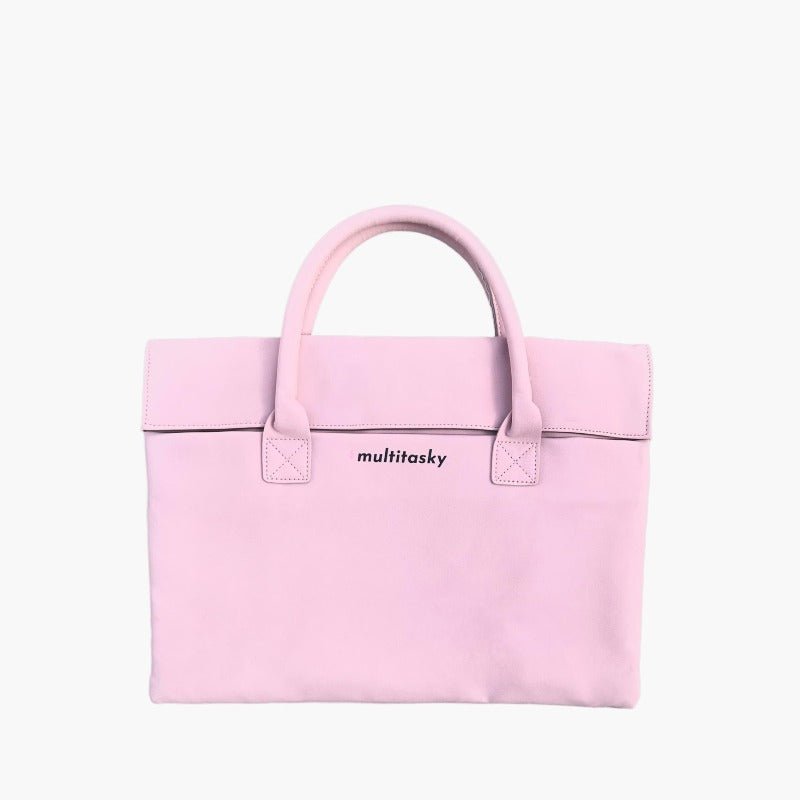 Vegan leather laptop bag by multitasky Clearance