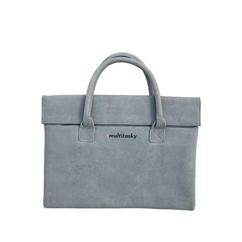 Vegan leather laptop bag by multitasky Clearance